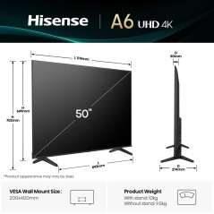 Hisense 50A6Q Smartv 50